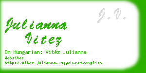 julianna vitez business card